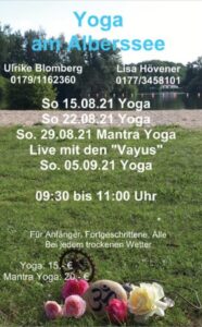 "Yoga am Alberssee" mit Lisa, Ulrike und den Vayus (So., 15.08./22.08./29.08.2020, 09:30-11:00) @ Alberssee Lippstadt