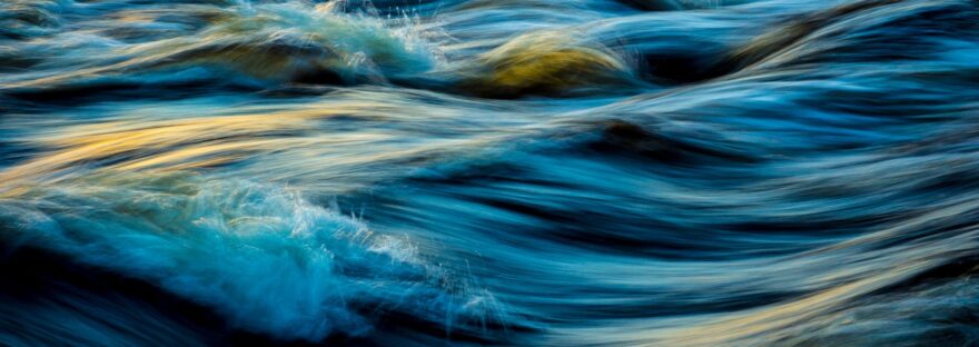 macro photography of water waves