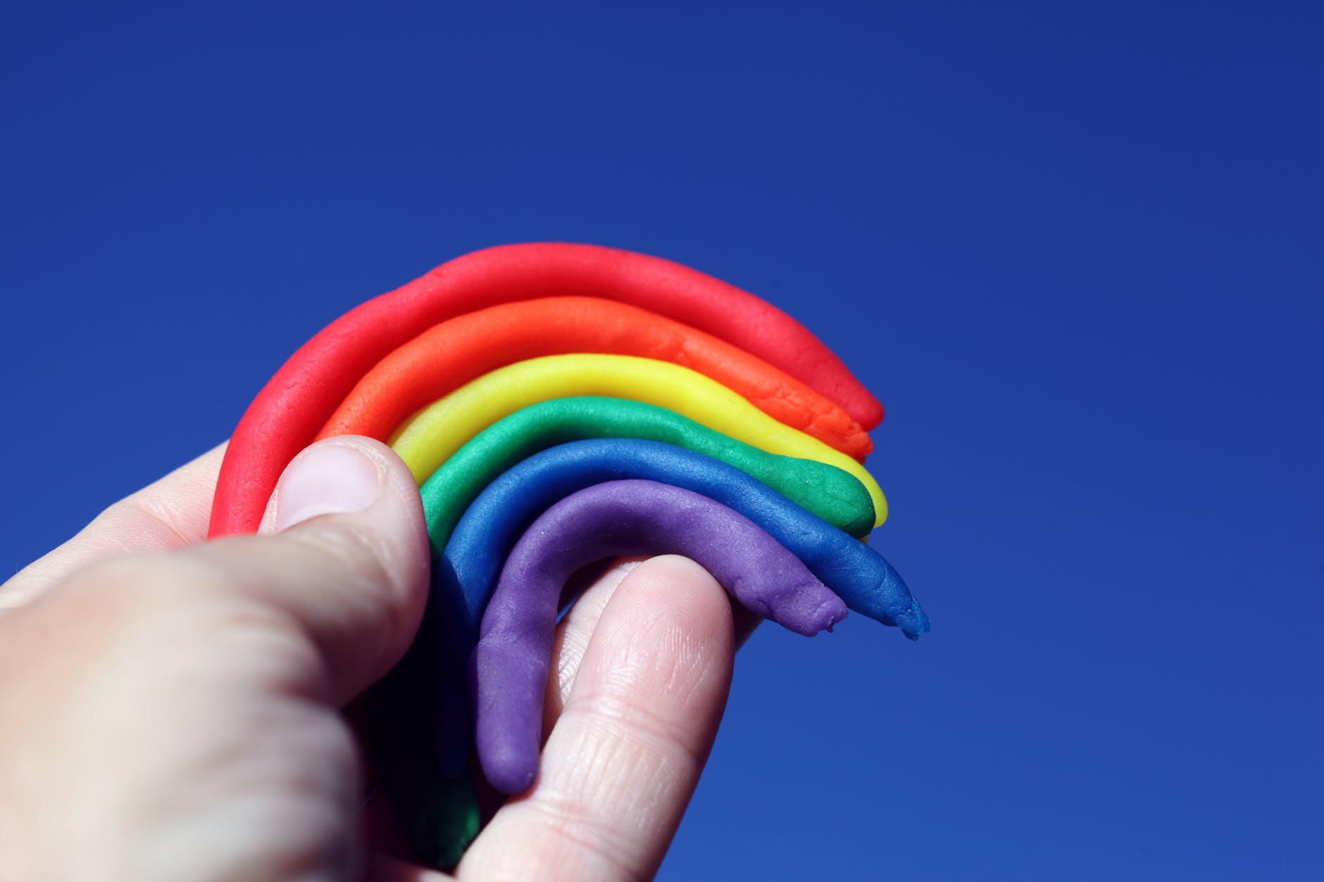 rainbow clay