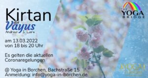 ABGESAGT! Kirtan mit den Vayus (So., 13.03.2022, 18-20:00) @ Yoga in Borchen